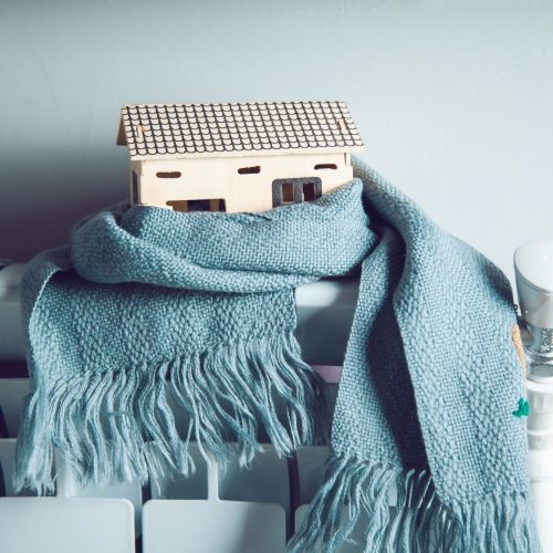 scarf and house on the Heating System